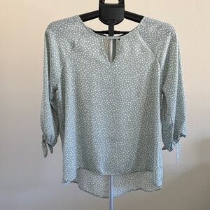 Papermoon Light Green Polka Dot Blouse‎